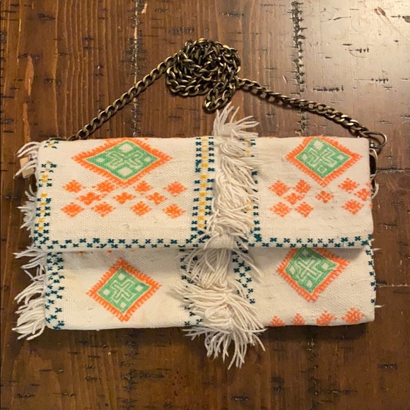 Handbags - Vintage Bright Tribal Crossbody Bag/Purse/Clutch